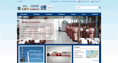 Desktop Screenshot of lietkabelis.lt